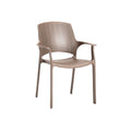 Modern Lightweight Plastic Chair with Textured Design