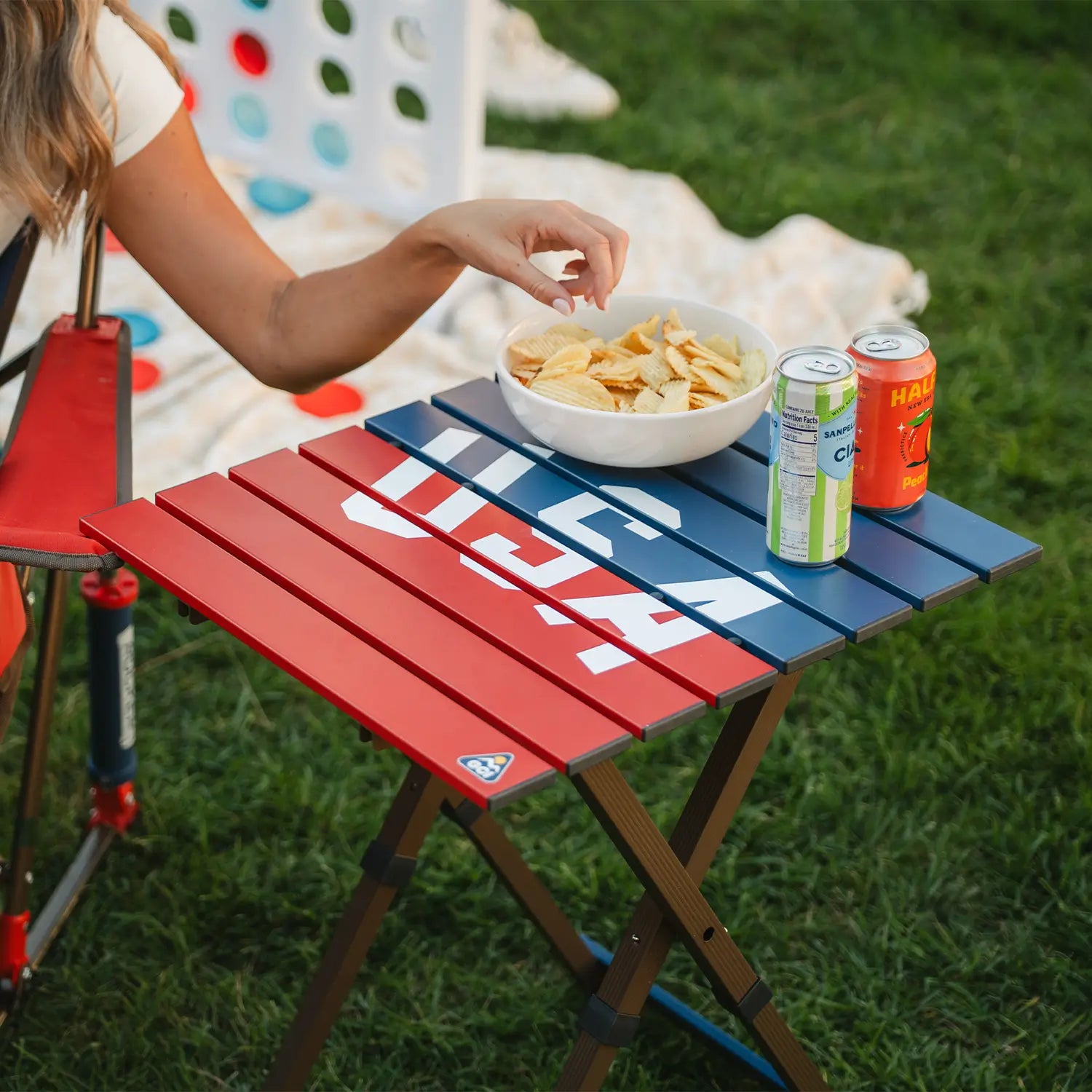 Compact-Camp-Table-USA-Deluxe-Party-Snacks